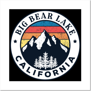 Big bear lake California Posters and Art